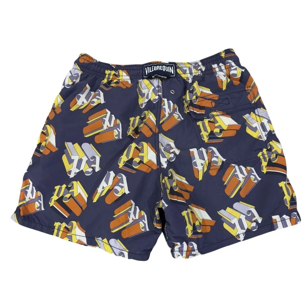 Vilebrequin x Palm Angels Men's Medium Geometric PA Monogram Logo 5